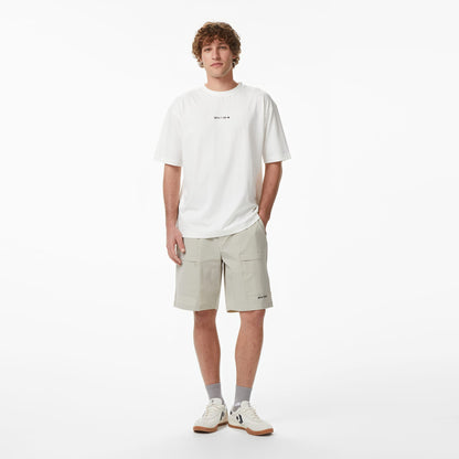 United4 Regular Fit Erkek Bej T-shirt