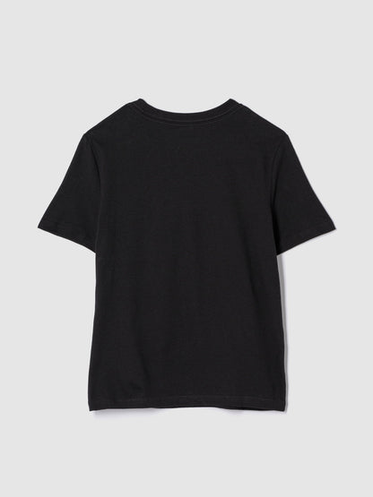 Siyah Minecraft Grafikli T-shirt