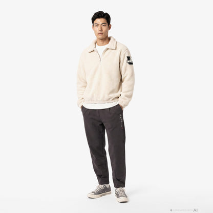 Unıted4 Regular Fit Erkek Krem Sweatshirt