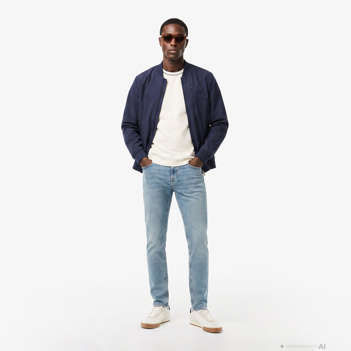 Lacoste Regular Fit Erkek Lacivert Ceket