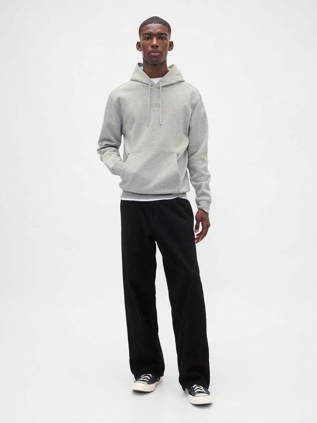 Gri Relaxed Gap Mini-logo Sweatshirt