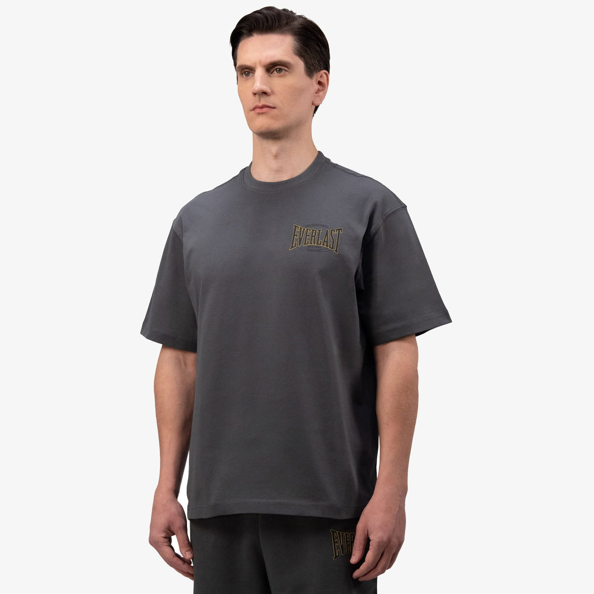 Everlast Authentic Boxing 2.0 Comfort Fit Gri Erkek T-shirt