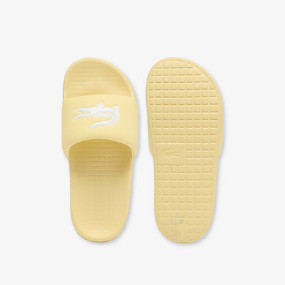 Lacoste Serve Slide 1.0 Kadın Sarı Terlik