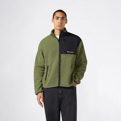 Champion Full Zip Top Erkek Yeşil Sweatshirt