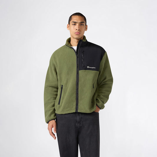 Champion Full Zip Top Erkek Yeşil Sweatshirt