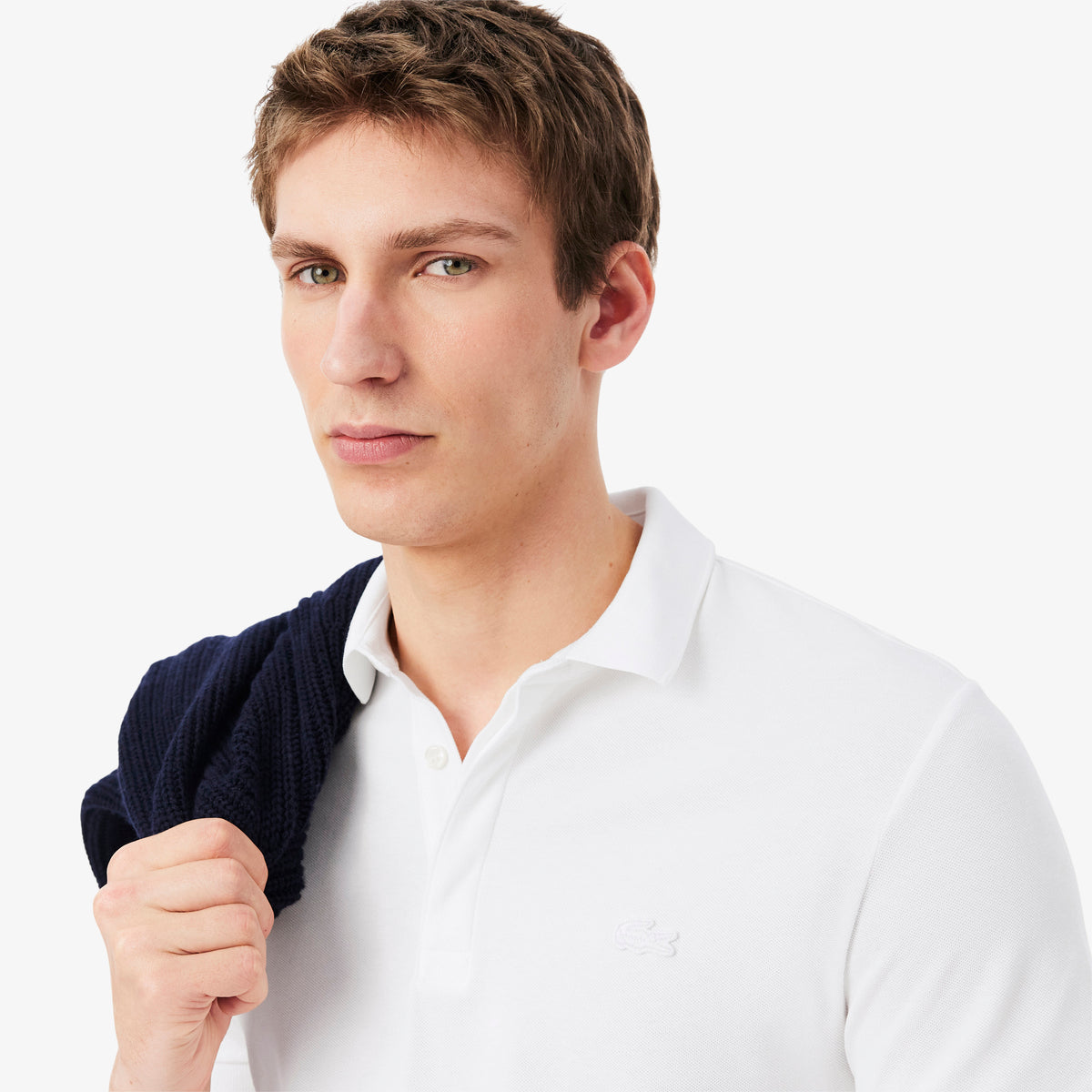 Lacoste Paris erkek Regular Fit Beyaz Polo