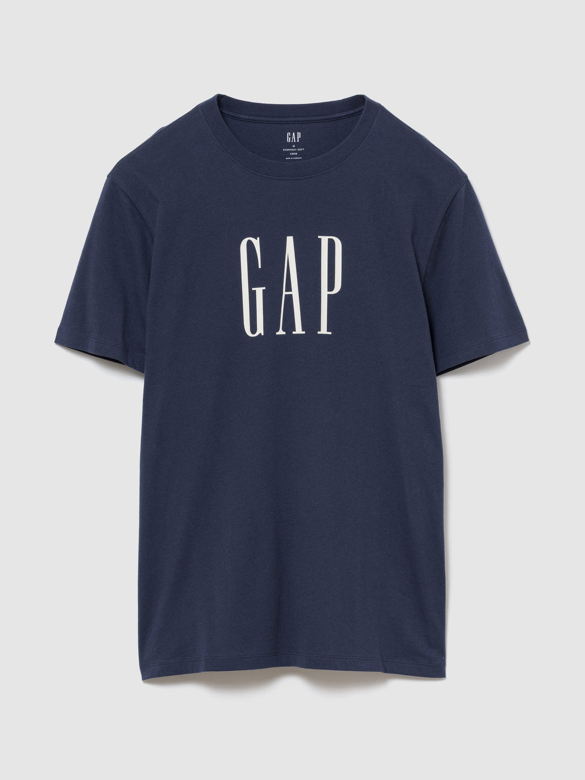 Lacivert Everyday Soft Relaxed Grafik Baskılı T-shirt