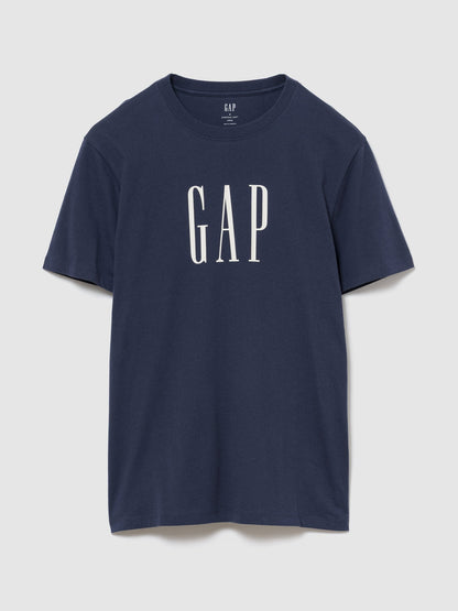 Lacivert Everyday Soft Relaxed Grafik Baskılı T-shirt
