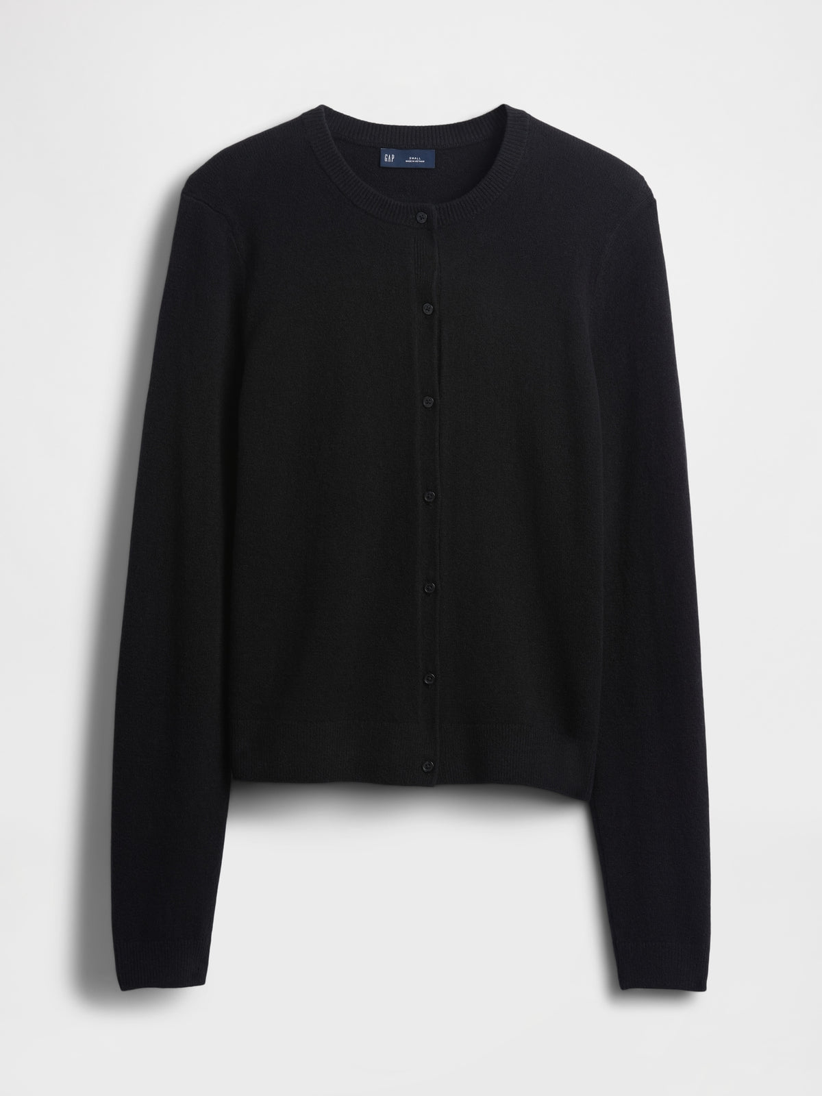Siyah Cashsoft Crop Hırka