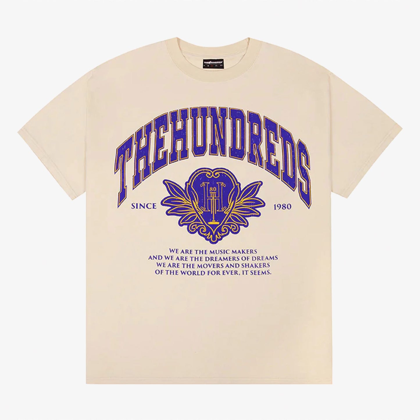 The Hundreds Alumnus Erkek Beyaz T-shirt