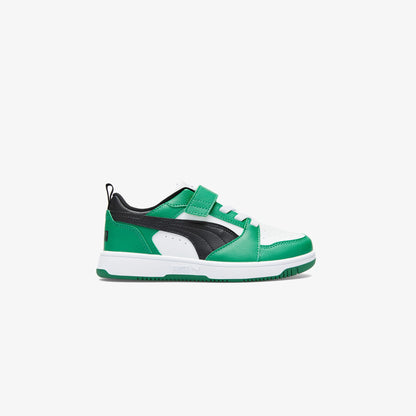 Puma Rebound V6 Low Çocuk Beyaz Spor Ayakkabı