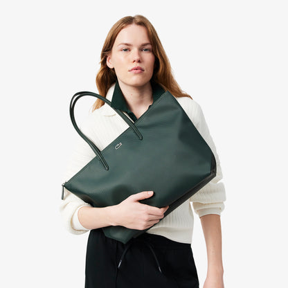 Lacoste Large L.12.12 Kadın Koyu Yeşil Omuz Çantası