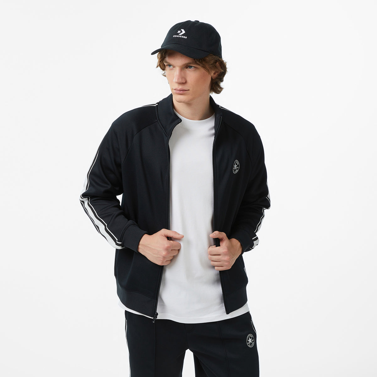 Converse Regular Fit Erkek Siyah Sweatshirt