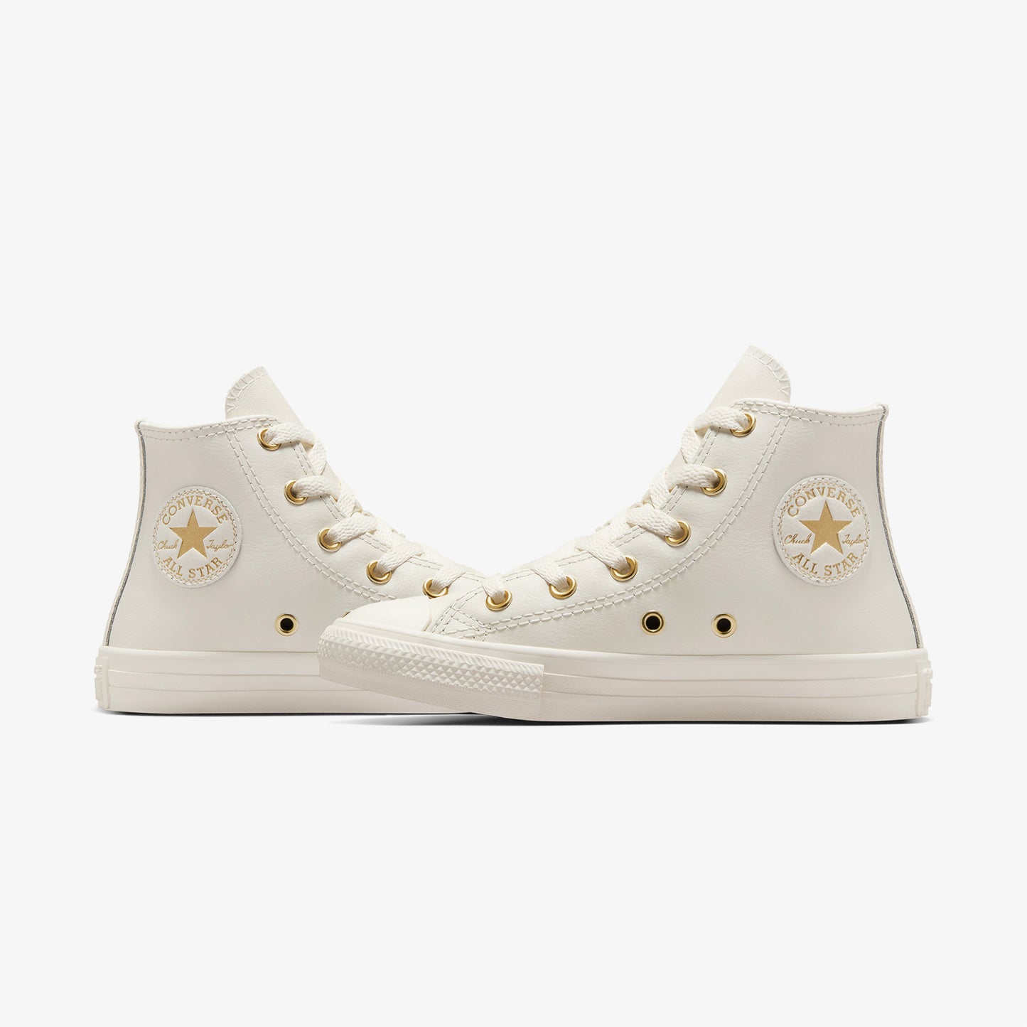 Converse Chuck Taylor All Star Taylored Lux Çocuk Krem Deri Sneaker