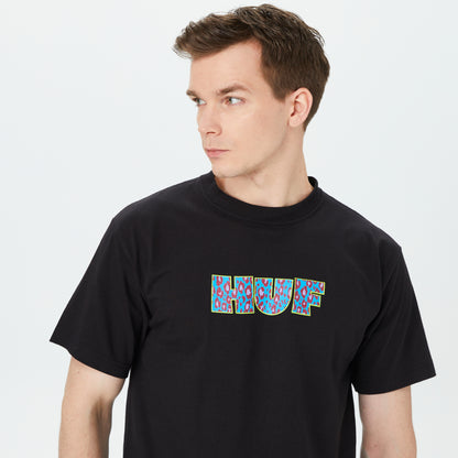 Huf Cheata Erkek Siyah T-shirt