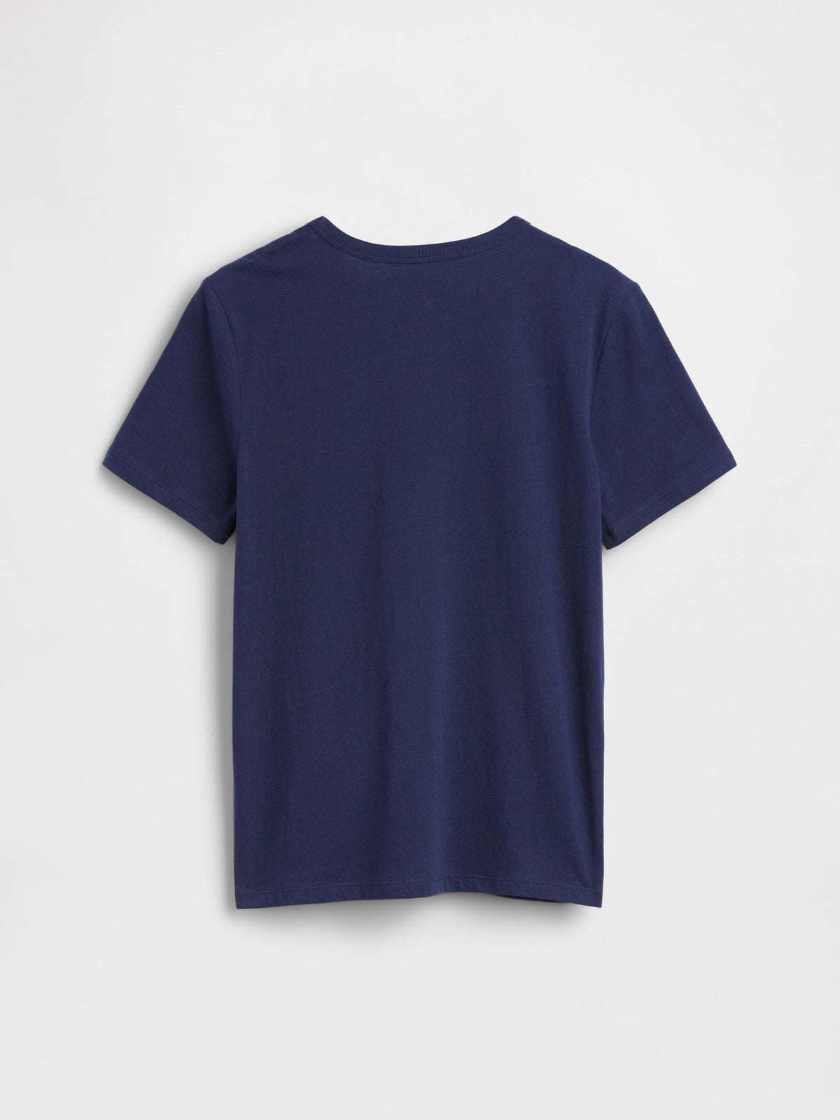 Koyu Mavi Grafik Baskılı T-shirt