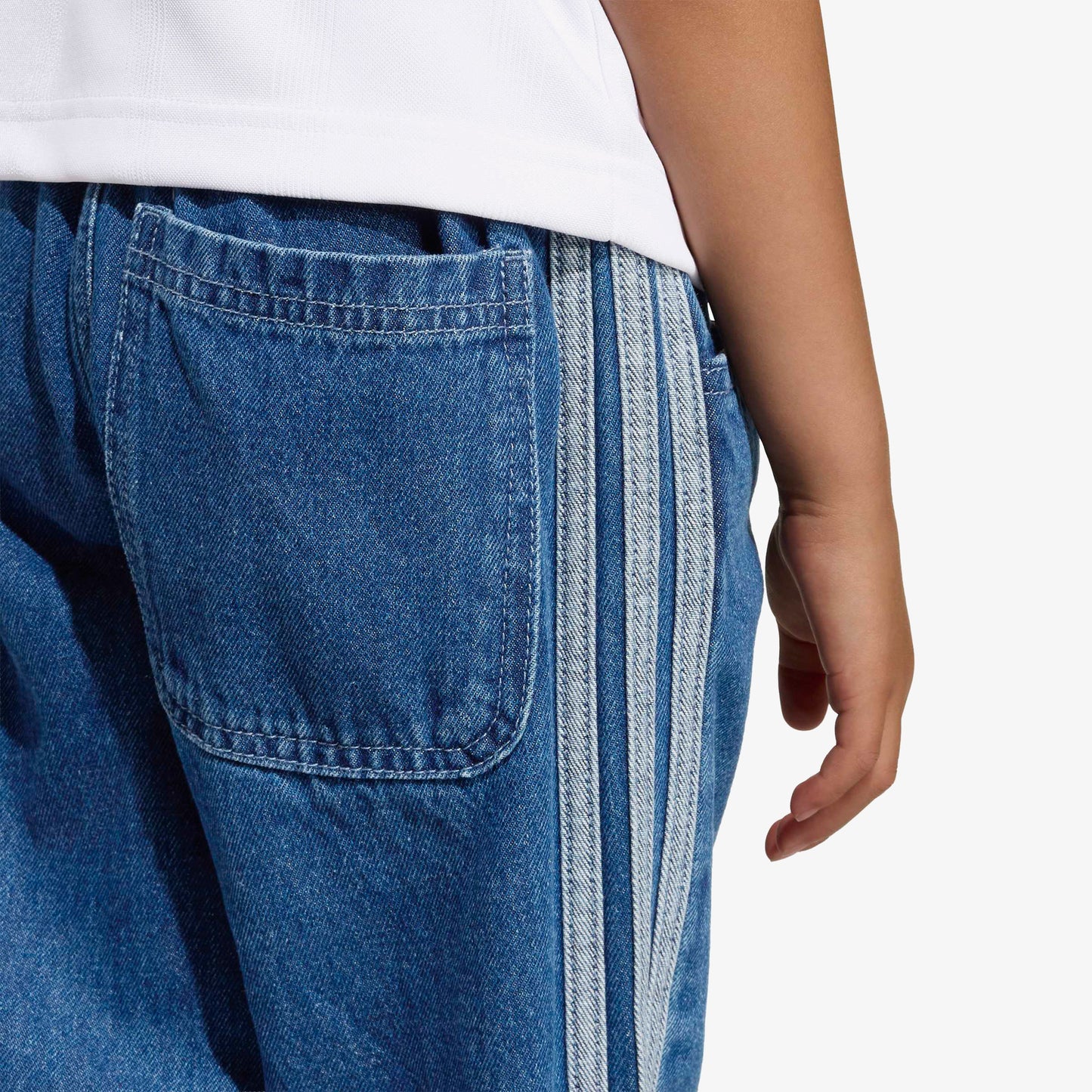 Adidas Firebird Denim Çocuk Mavi Pantolon