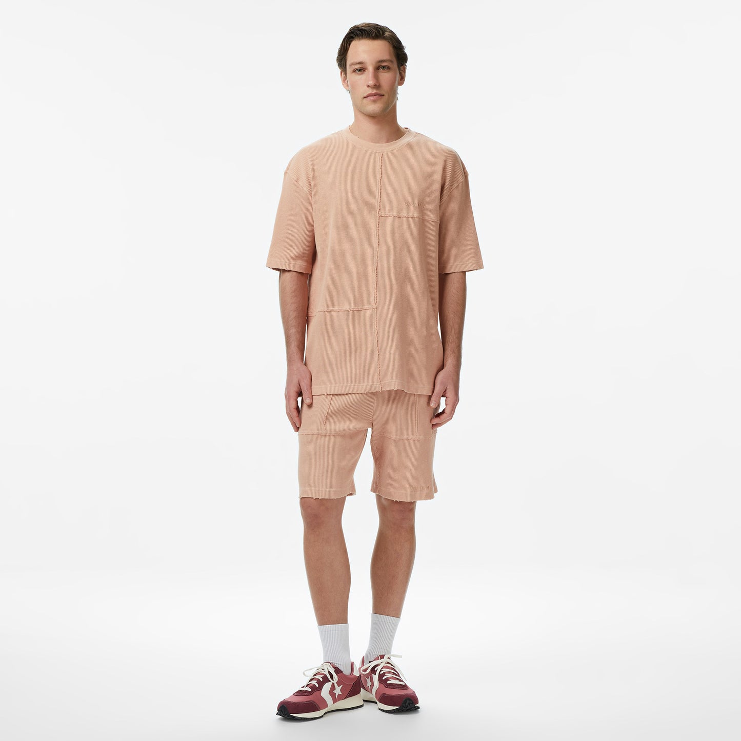 United4 Regular Fit Erkek Pembe T-shirt