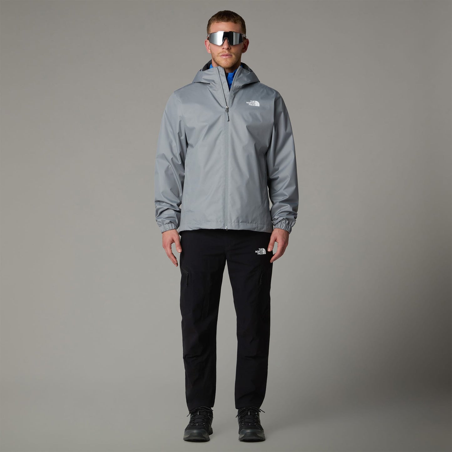 The North Face Quest Kapüşonlu Erkek Gri Mont