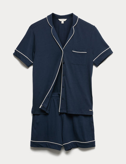 Cool Comfort™ Pamuklu Modal Şortlu Pijama Takımı