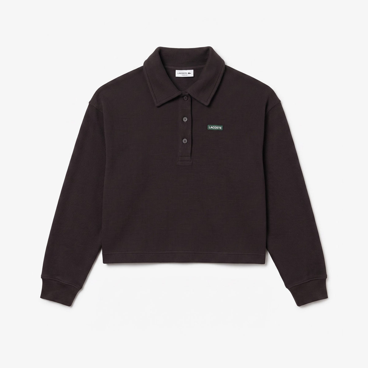 Lacoste Oversize Fit Kadın Kahverengi Sweatshirt