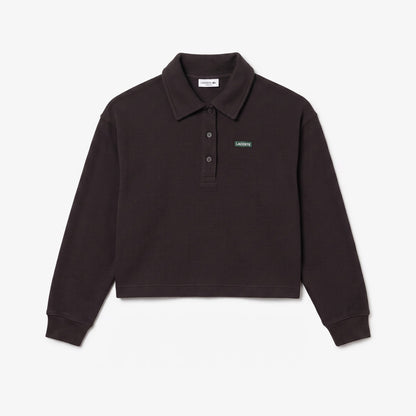 Lacoste Oversize Fit Kadın Kahverengi Sweatshirt