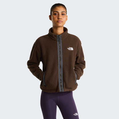 The North Face Fleeski Full-zip Kadın Kahverengi Polar