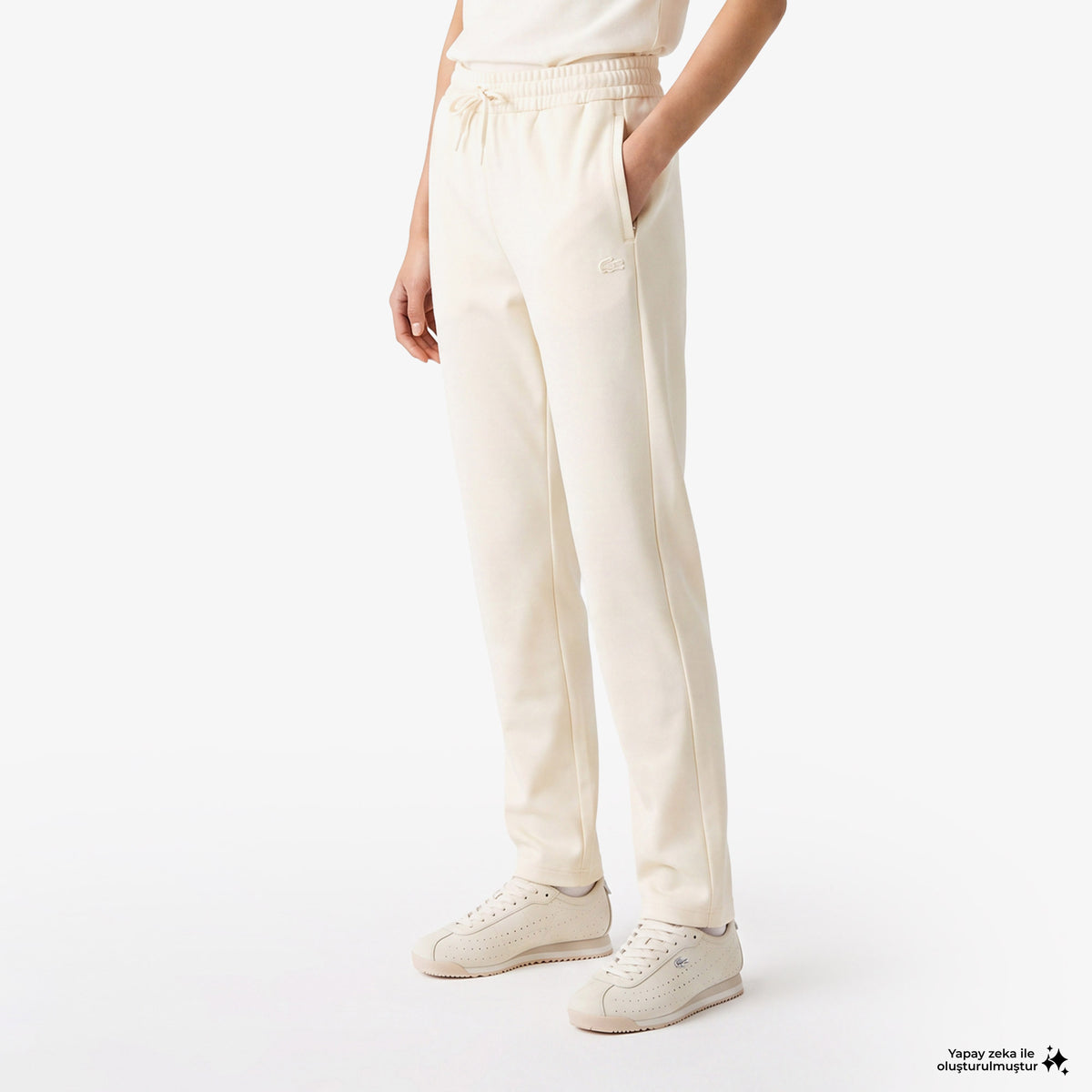 Lacoste Regular Fit Kadın Sarı Eşofman Altı