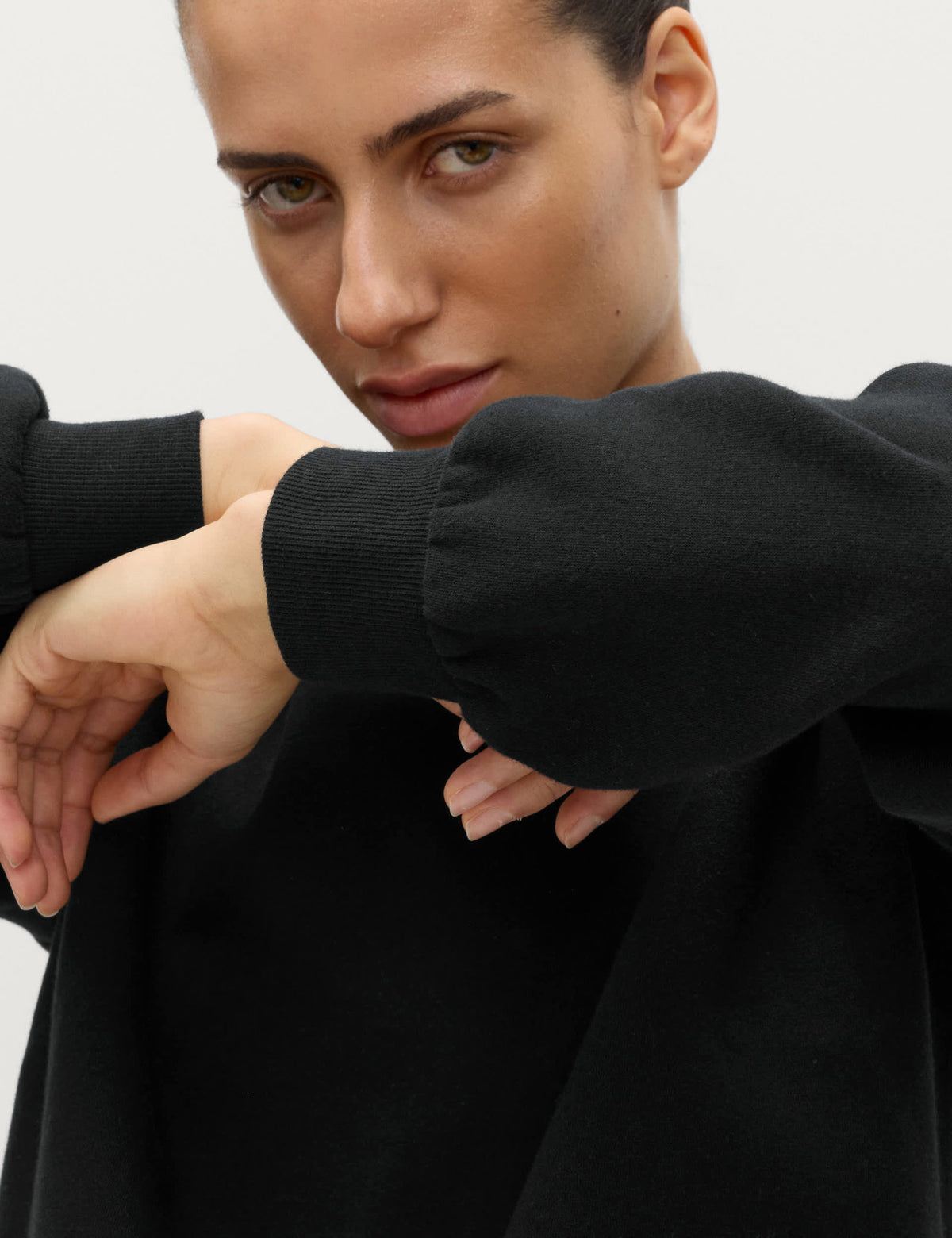 Bisiklet Yaka Sweatshirt