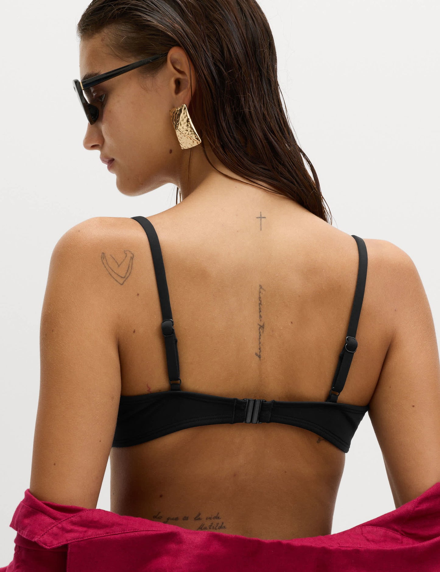 Balenli Detaylı Bikini Üstü