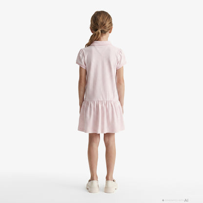 Tommy Hilfiger Little Çocuk Pembe Elbise
