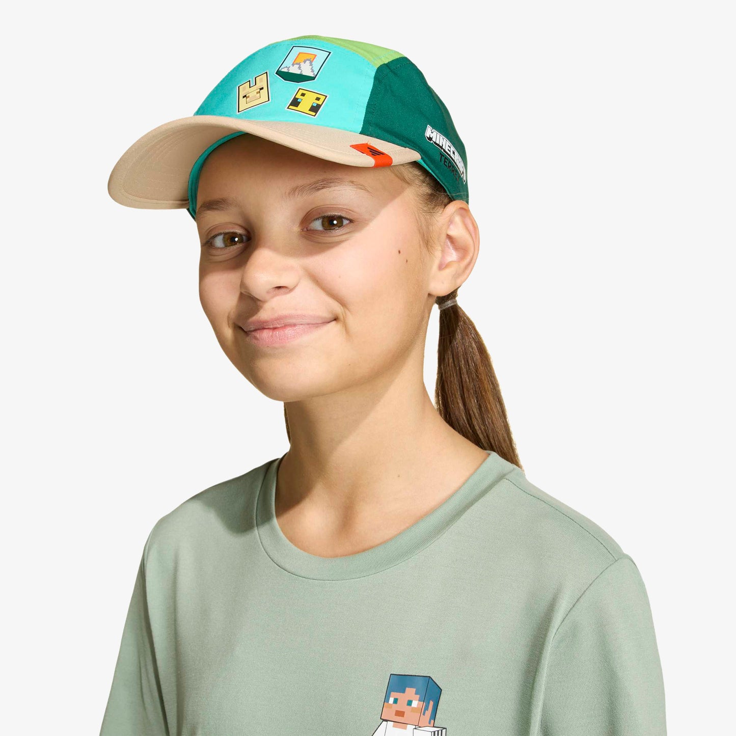 Adidas Minecraft Çocuk Yeşil Şapka