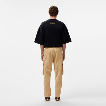 United4 Oversize Erkek Kahverengi Pantolon