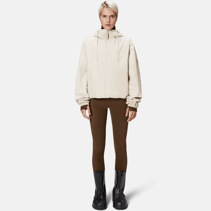 Rains Lohja Short Insulated W3t1 Kadın Krem Yağmurluk
