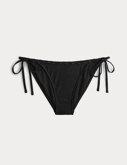 Bağlama Detaylı Bikini Altı