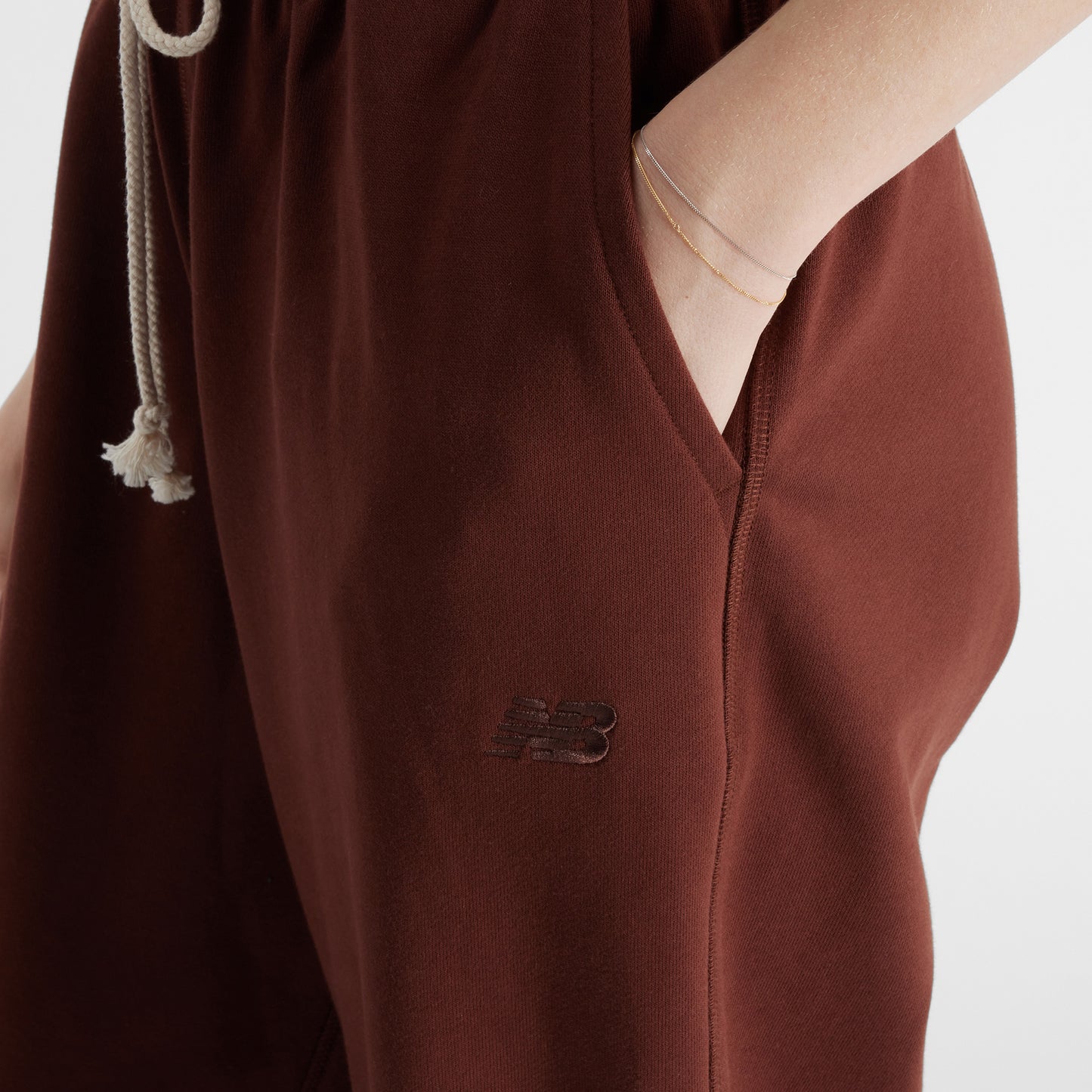 New Balance French Terry Kadın Bordo Eşofman Altı