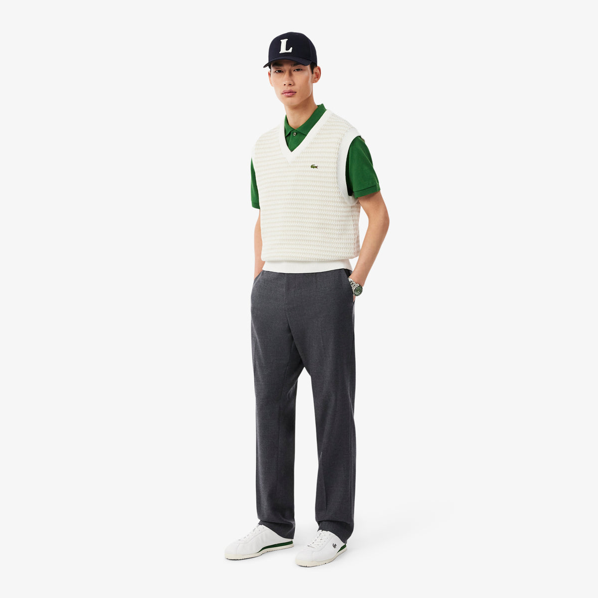Lacoste L.12.12 Classic Fit Erkek Yeşil Polo