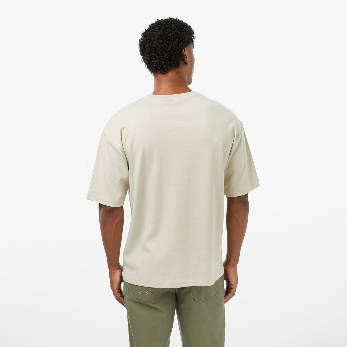 Converse Regular Fit Erkek Bej T-shirt