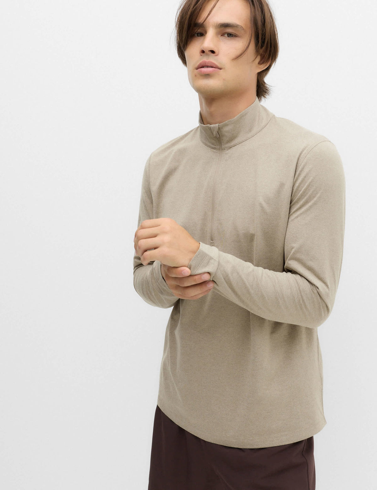Yarım Fermuarlı Sweatshirt