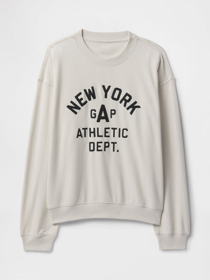 Bej Vintagesoft New York Gap Logo Sweatshirt