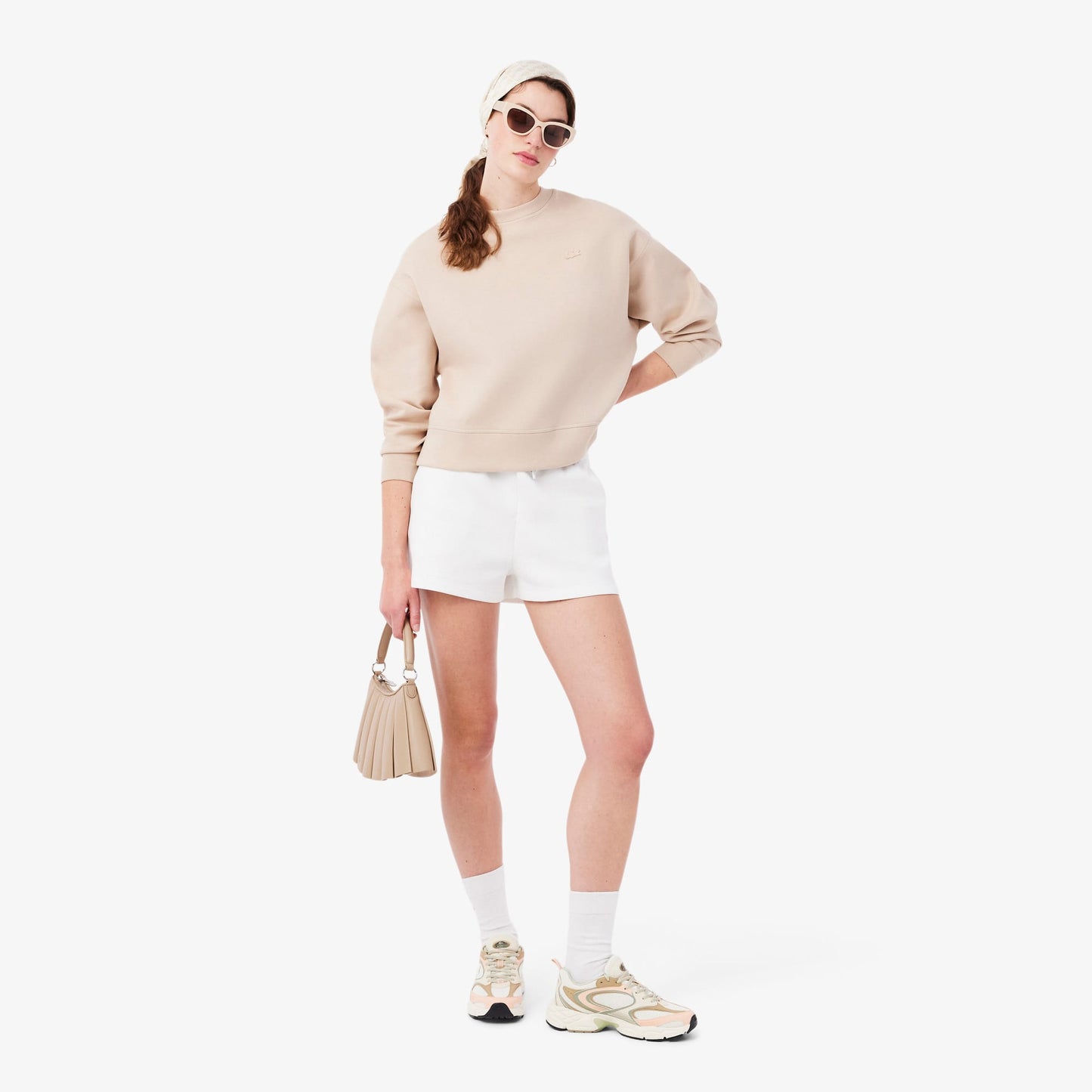 Lacoste Storm 96 2k Kadın Bej Spor Ayakkabı