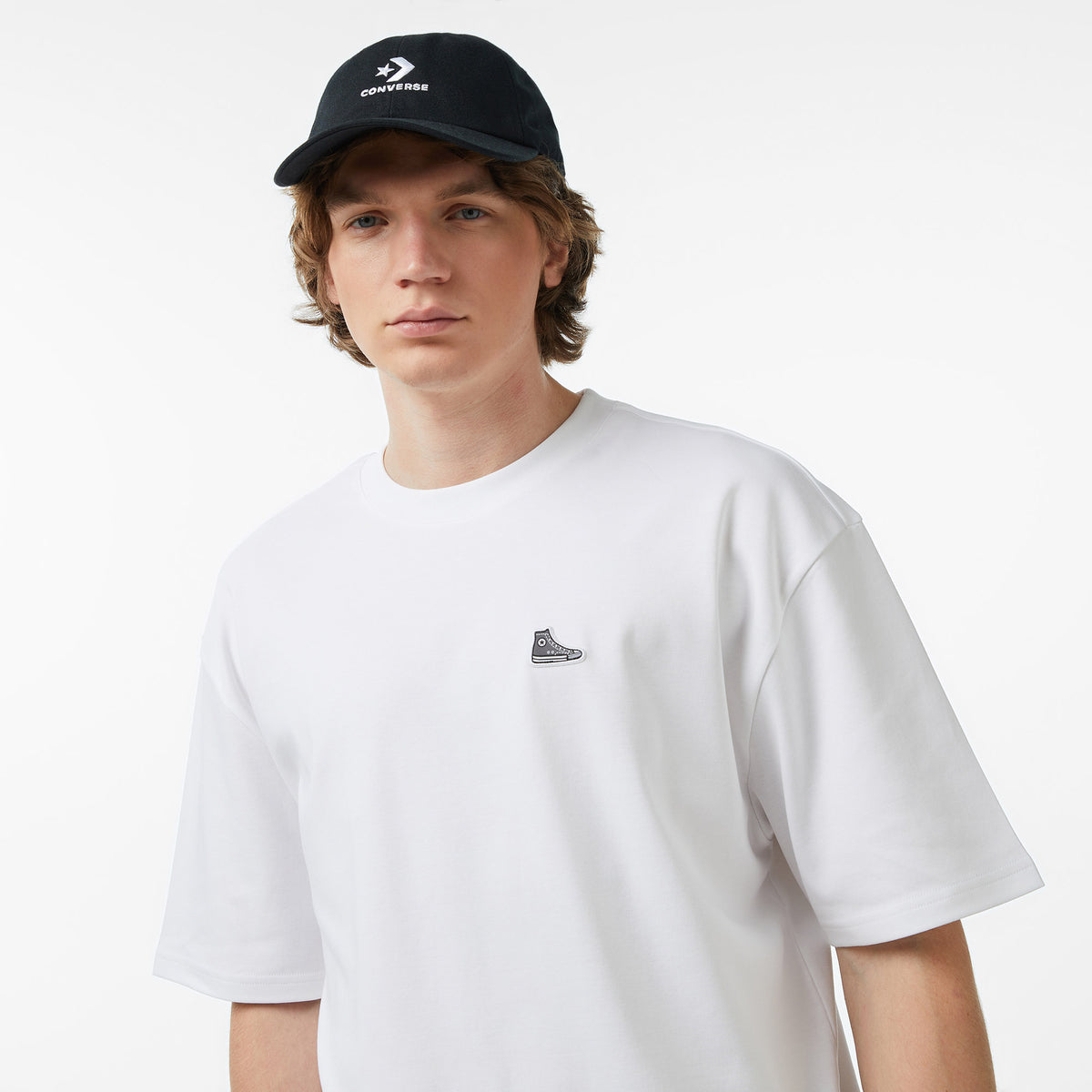 Converse Regular Fit Erkek Beyaz T-shirt