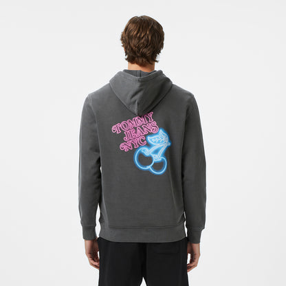 Tommy Hilfiger Back Logo Erkek Gri Sweatshirt