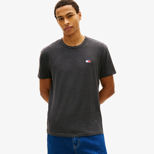Tommy Hilfiger Regular Badge Erkek Siyah T-shirt