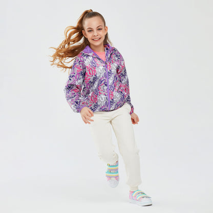 Skechers Micro Collection Full Zip Çocuk Mor Ceket