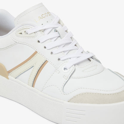 Lacoste L002 Evo Kadın Beyaz/kahverengi Sneaker