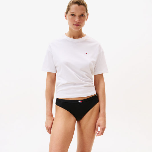 Tommy Hilfiger Thong Kadın 3'lü Siyah Külot