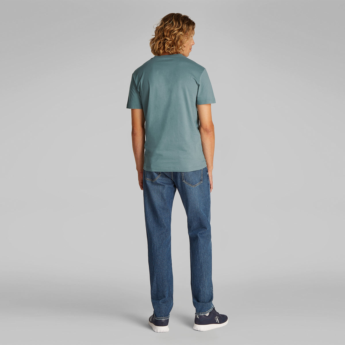 Calvin Klein Erkek Mavi T-shirt