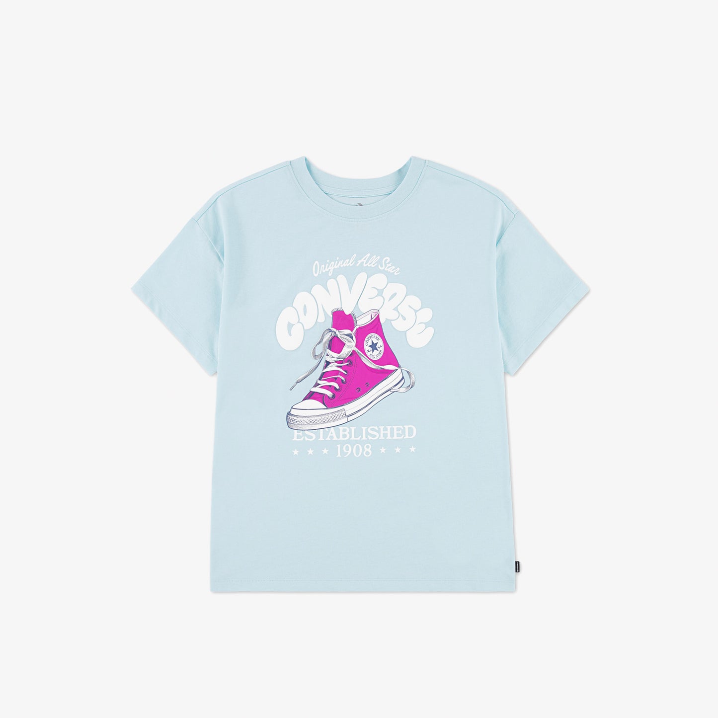 Converse Regular Fit Çocuk Beyaz T-shirt