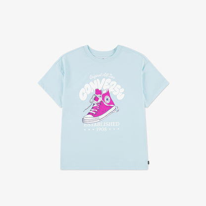 Converse Regular Fit Çocuk Beyaz T-shirt